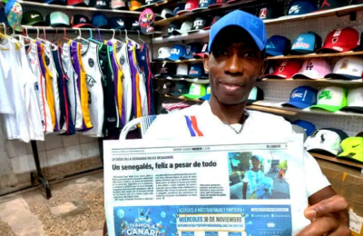 Mohamed Faye comparte su alegría por Senegal y Argentina