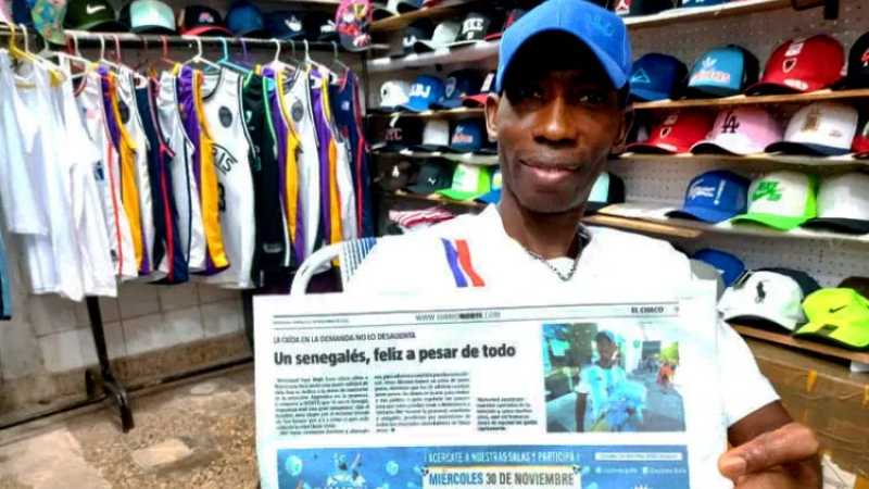 Mohamed Faye comparte su alegría por Senegal y Argentina