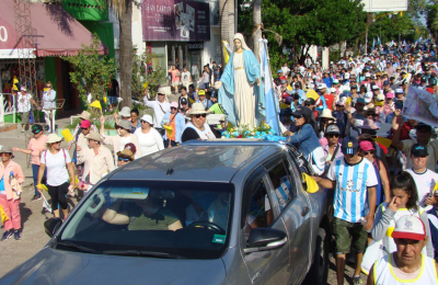 La comunidad católica rinde tributo a la Patrona del Chaco