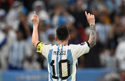 La camiseta de Messi "está agotada en todo el mundo"