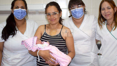Ana Luz y Arantza Cecilia, las primeras bebas de 2023 en el interior del Chaco