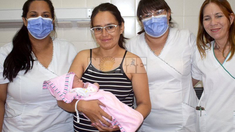 Ana Luz y Arantza Cecilia, las primeras bebas de 2023 en el interior del Chaco