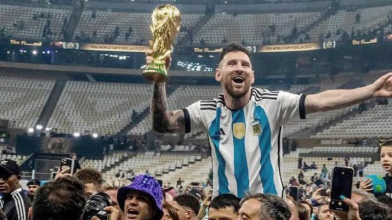 Messi en el once ideal de 2022