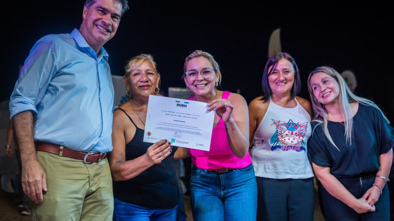 Unas 900 familias recibieron sus RUBH en Barranqueras