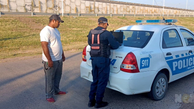 Fatal siniestro en colectora de ruta 16 entre un motociclista y un carro de tracción a sangre