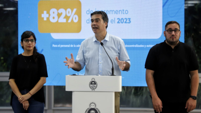 Capitanich anunció aumentos para empleados públicos y judiciales