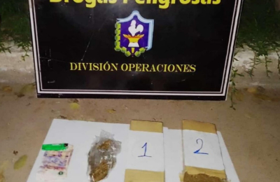 Barranqueras: matrimonio con una niña transportaba dos kilos de droga
