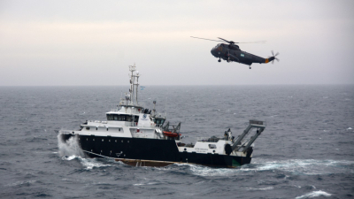 Asistencia médica en cercanías de las Islas Georgias del Sur