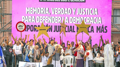 Multitudinarias marchas en todo el país reclamando "memoria, verdad y justicia"