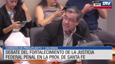 Presupuesto y Hacienda avaló el proyecto que busca fortalecer la Justicia Penal Federal en Santa Fe