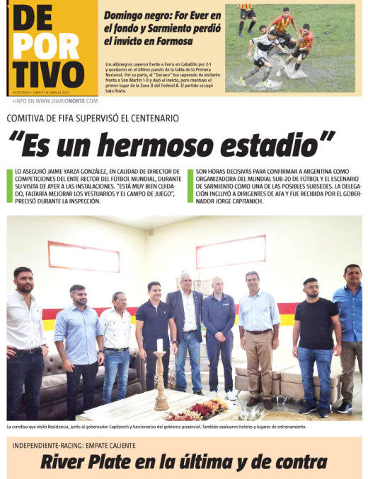 "Es un hermoso estadio"