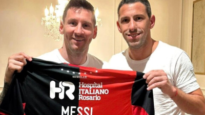 La posible vuelta de Lionel Messi a Newell"s en el partido despedida de Maxi Rodríguez