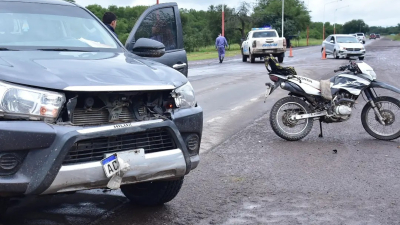 Siniestro en zona del acceso a Colonia Benítez dejó una mujer herida