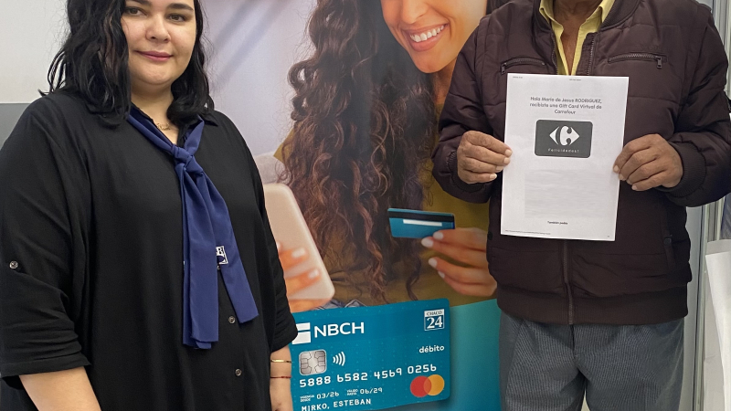 Tercer sorteo para ganar usando la tarjeta de débito