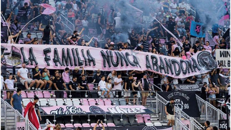Inter Miami, un equipo con hinchada argentina