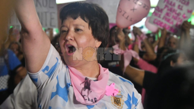 La marcha concluyó abruptamente porque la mamá de Cecilia se descompuso
