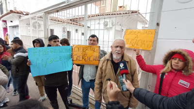 "Emerenciano inocente": marcharon para pedir la libertad del líder piquetero