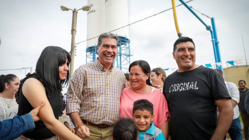 Capitanich inauguró acueducto Wichí II en El Impenetrable