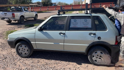 Disfrazados de operarios, intentaban robar luminaria de alumbrado público y fueron detenidos