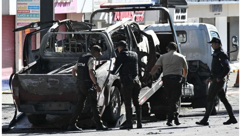 Un coche bomba estalló en pleno Quito