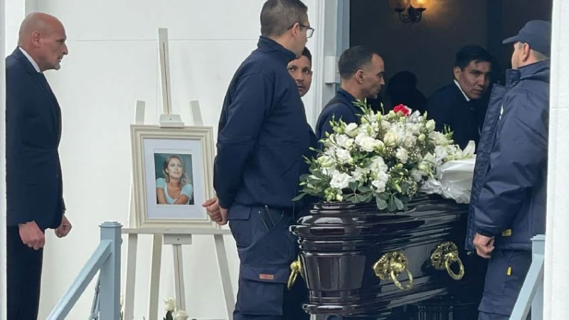 Dieron su último adiós a Silvina Luna