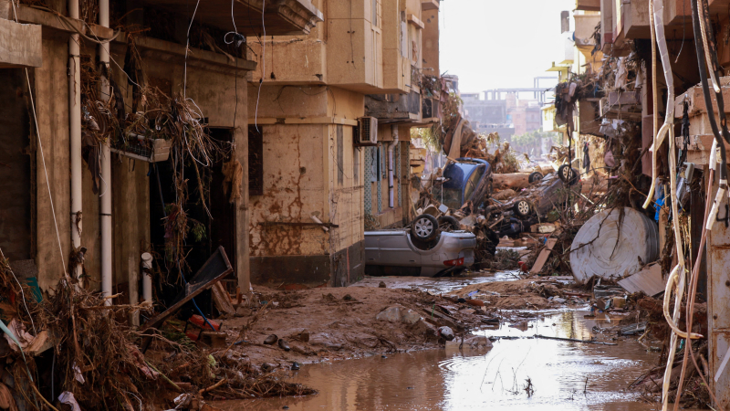 Más de 2.300 muertos y 5.000 desaparecidos por lluvias torrenciales e inundaciones en Libia