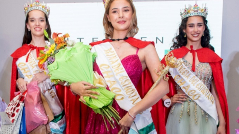 Gianela Bonfanti fue coronada reina provincial de los estudiantes