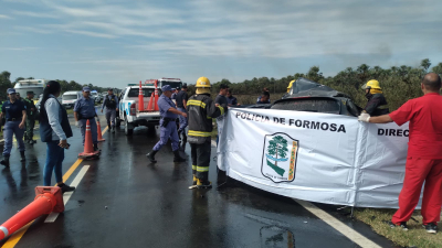 Formosa: siniestro vial en Ruta Nacional 11 terminó con dos víctimas fatales