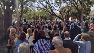 Resistencianos marcharon en apoyo a Israel