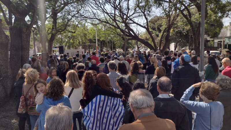 Resistencianos marcharon en apoyo a Israel