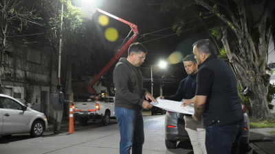 El municipio mejora el alumbrado público en el casco céntrico