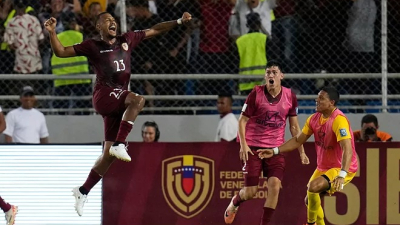 Goleada de Venezuela que complica a Chile