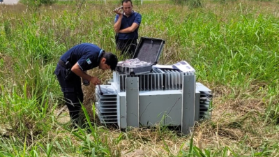 Para extraer el cobre, robaron cinco transformadores de Secheep y refuerzan los controles