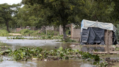 En Vilelas el agua cortó los caminos a los parajes Soto y Cinco Bocas