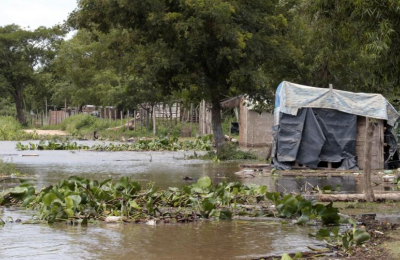 En Vilelas el agua cortó los caminos a los parajes Soto y Cinco Bocas