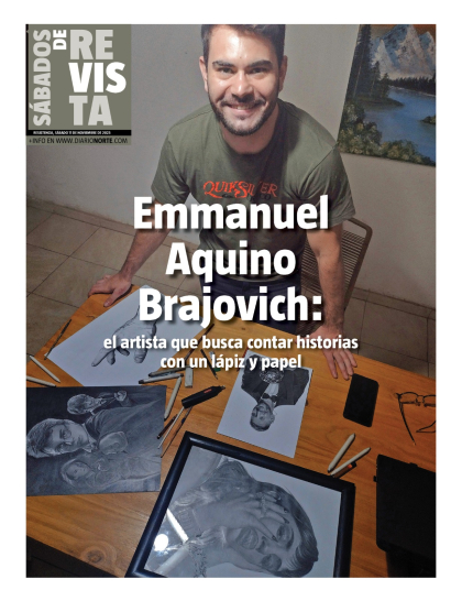 Emmanuel Aquino Brajovich: el artista que busca contar historias con un lápiz y papel