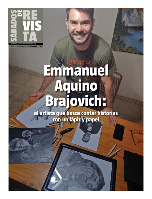 Emmanuel Aquino Brajovich: el artista que busca contar historias con un lápiz y papel