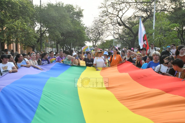 La comunidad LGTBIQ+ marchó con orgullo por las calles de Resistencia 