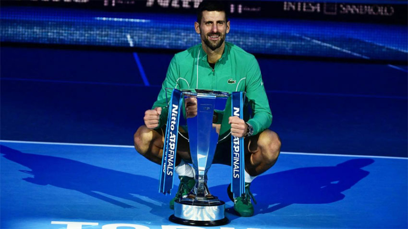 Djokovic le ganó a Sinner y logró su séptimo ATP Finals
