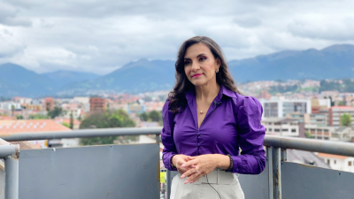 La nueva vicepresidenta de Ecuador trabajará en Tel Aviv por la paz entre israelíes y palestinos