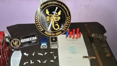 En Quitilipi allanaron una casa por narcomenudeo y se encontraron con armas