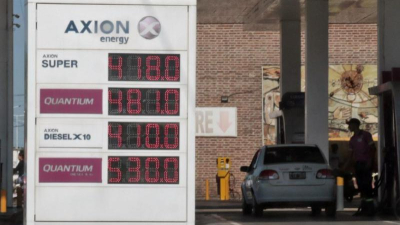 Axion se sumó a las otras petroleras y actualizó los precios