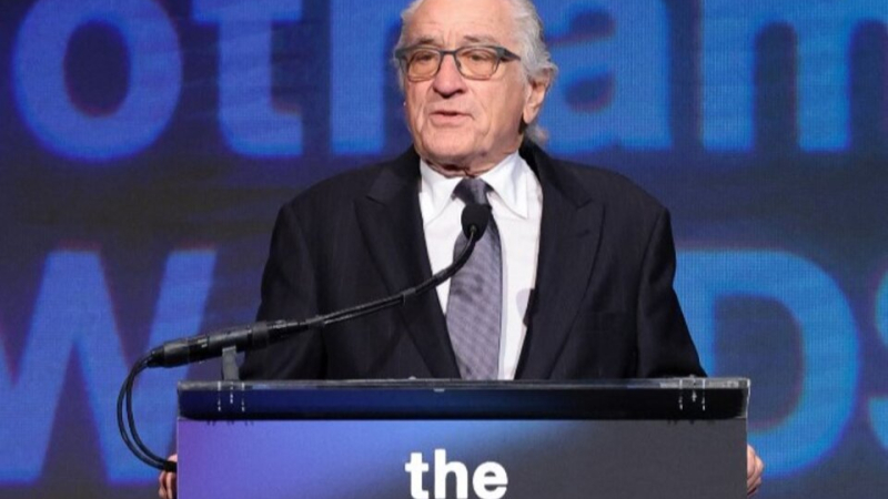 Intentaron censurar el discurso de Robert De Niro con críticas a Donald Trump, pero lo leyó igual