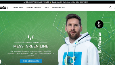 La línea de indumentaria reciclable de Messi