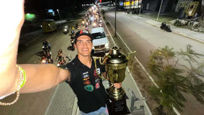 El campeón Bohdanowicz fue recibido con una gran caravana en General Pinedo