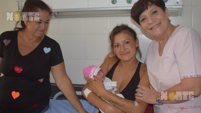 Catriel Emir es el primer bebé del año en Sáenz Peña