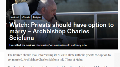 "Se debe pensar seriamente en permitir matrimonio de sacerdotes"