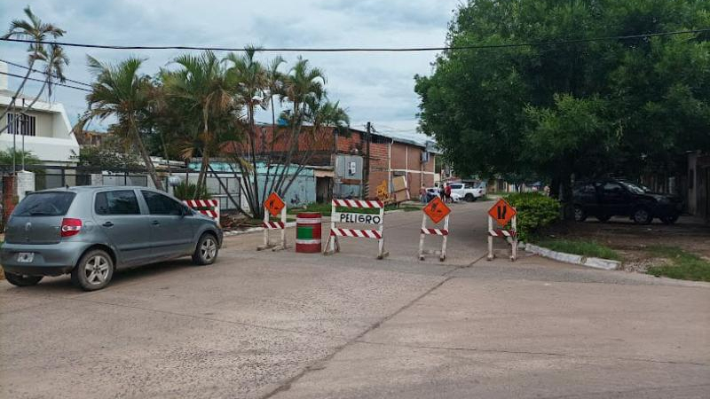 Por obras de repavimentación, desvían el tránsito en la 9 de Julio