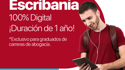 Continúan abiertas las inscripciones para el cursado de escribanía con duración de un año