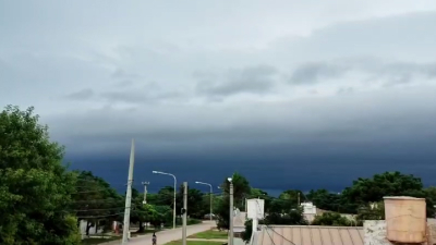 Rige una alerta por tormentas fuertes para cinco departamentos del Chaco